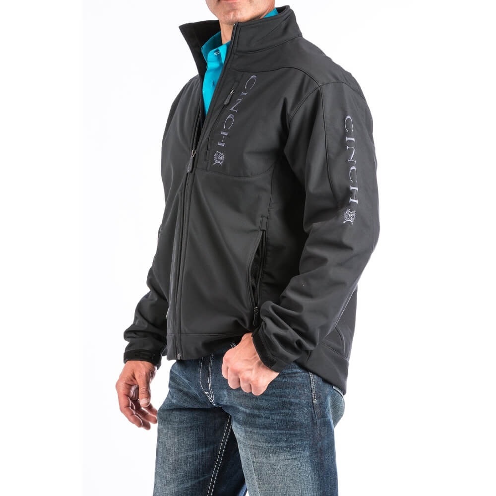 Cinch Men's Black Bonded Concealed Carry Performance Jacket - Picture 3 of 15